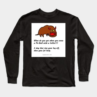 Pit Bull and Collie Long Sleeve T-Shirt